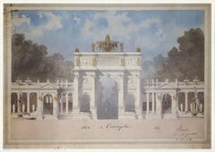 Emmanuel Brune Arc de Triomphe 1989- Lithographie offset