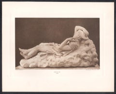 Endymion, British Museum Roman Classical sculpture photogravure
