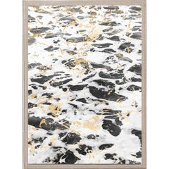 Energy of Water Triptych, No. 3, gold leaf, unframed