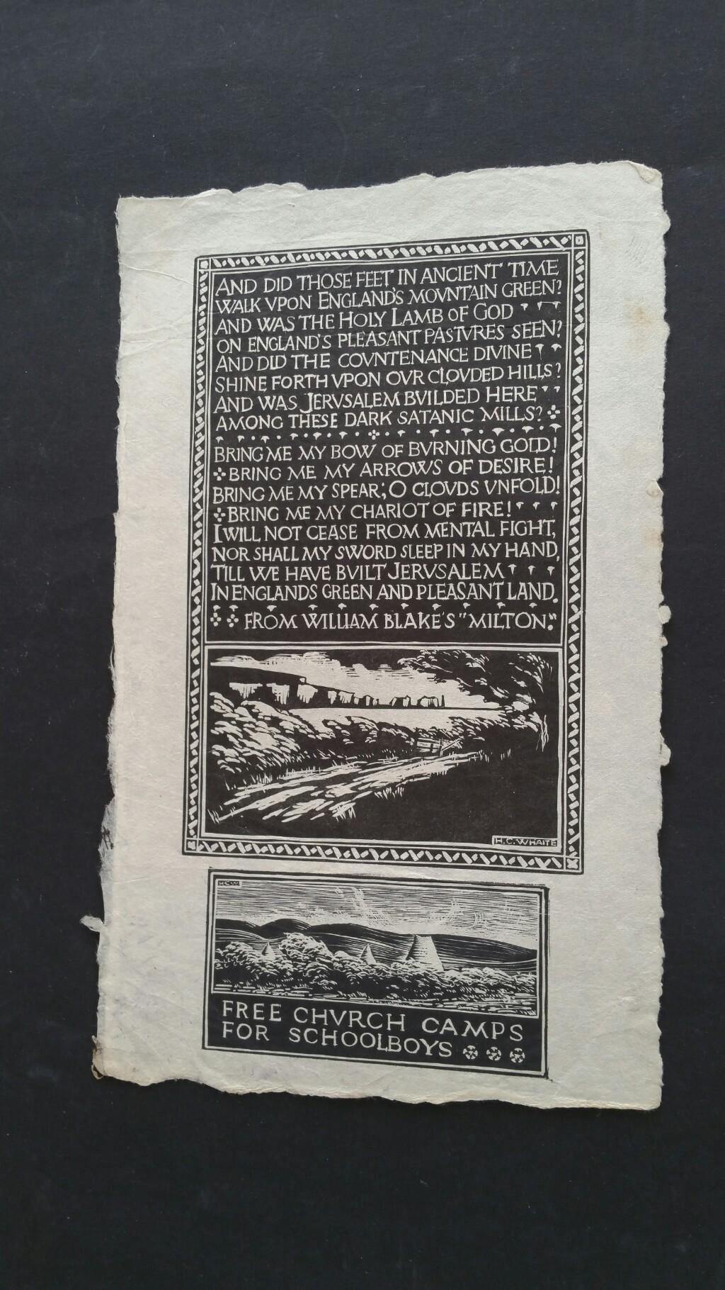 Grabado xilográfico de un extracto de 