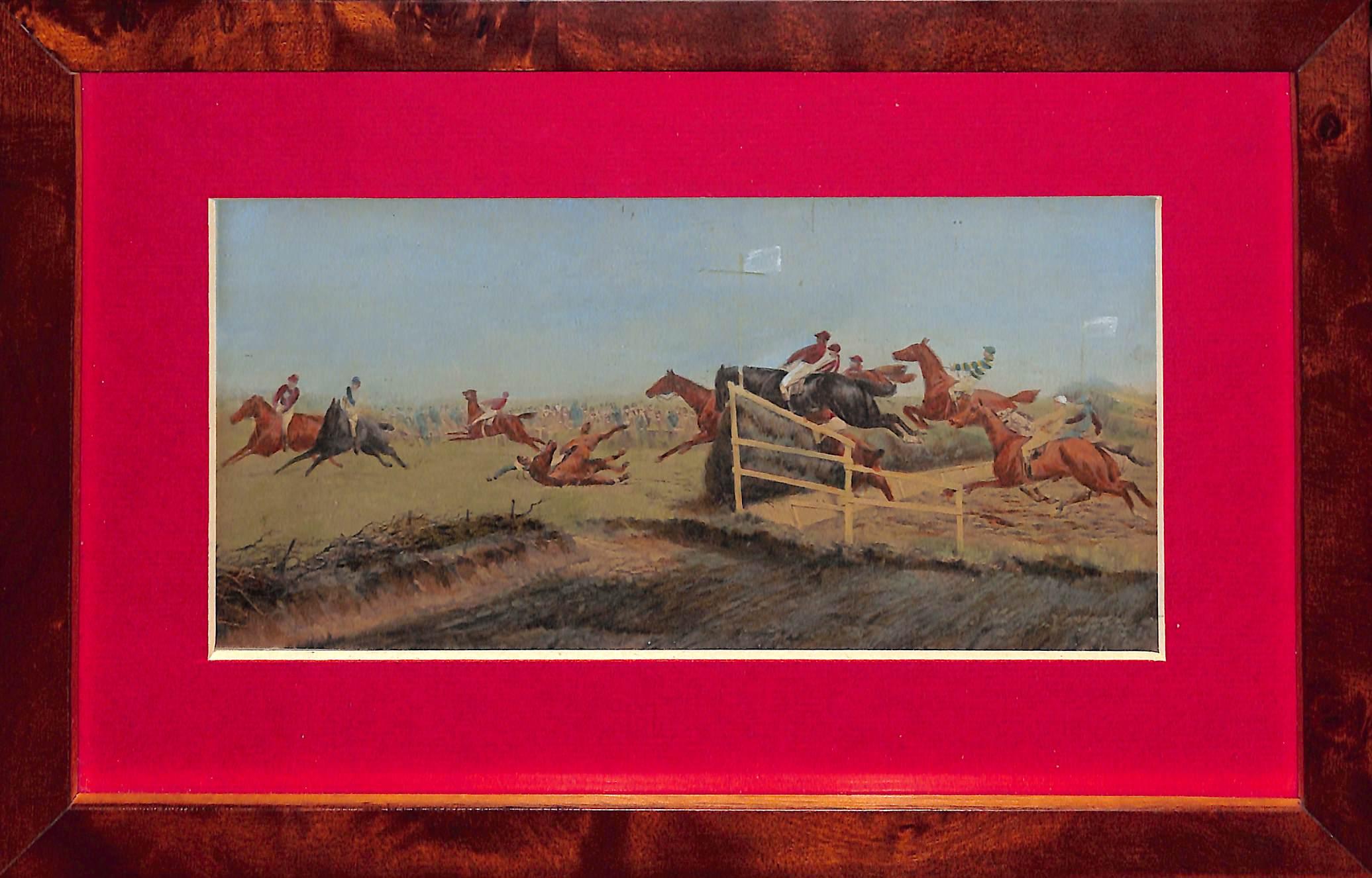 English Steeplechase - Print by Unknown