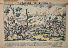 Epinal Druck Battalle De Fleur US - Lithographie - 19. Jahrhundert