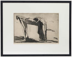 Ernest Rosenthal (b.1920) - Framed 1962 Etching, Entierro