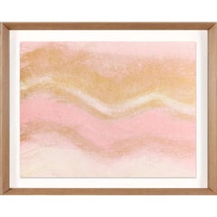 Ethereal Landscapes No. 1, Small Pink Series, framed