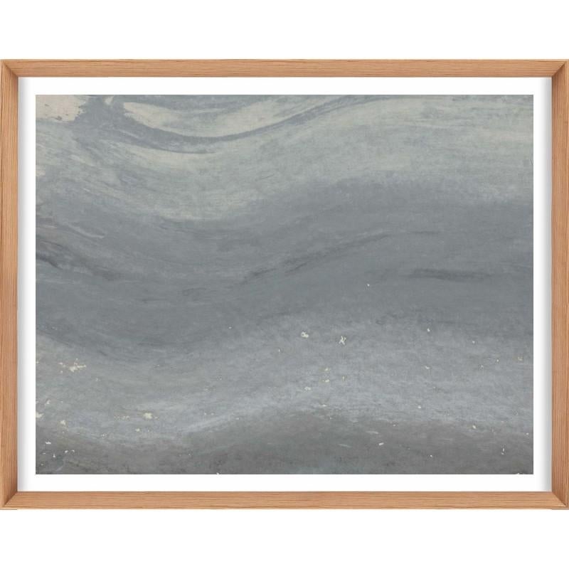 Unknown Abstract Print - Ethereal Landscapes No. 2, Small Grey Series, framed
