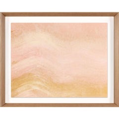 Ethereal Landscapes No. 3, Small Pink Series, framed