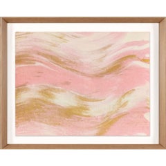 Ethereal Landscapes No. 4, Small Pink Series, framed