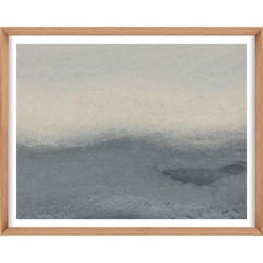 Ethereal Landscapes No. 5, Small Grey Series, framed