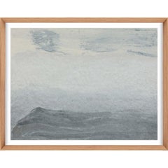 Ethereal Landscapes No. 6, Small Grey Series, framed