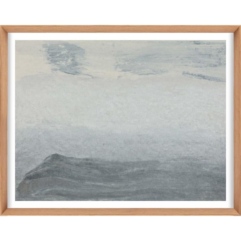 Unknown Abstract Print - Ethereal Landscapes No. 6, Small Grey Series, unframed