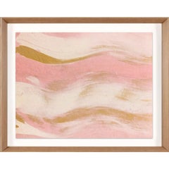Ethereal Landscapes No. 6, Small Pink Series, framed