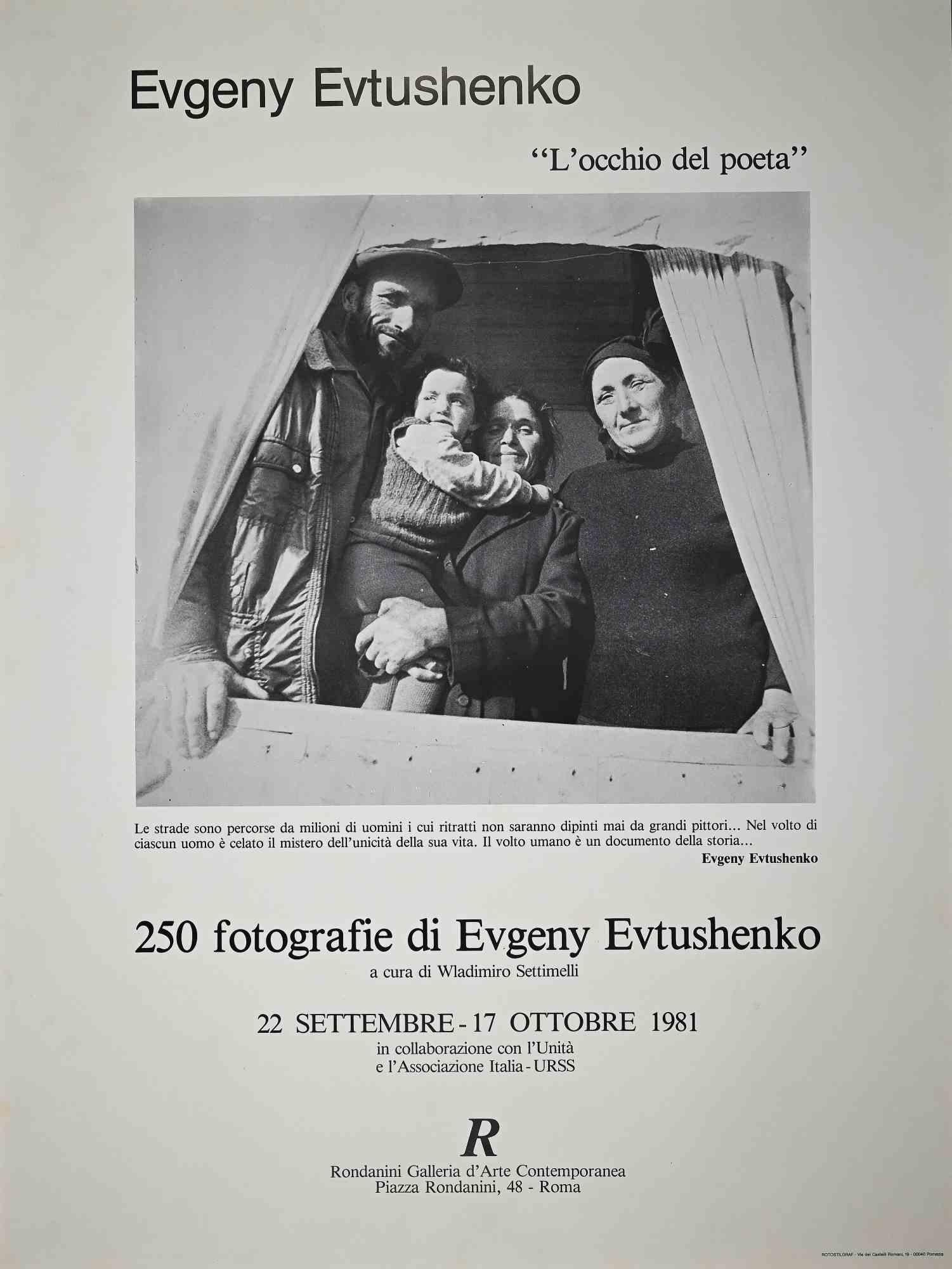 Evgeney Evtushenko - Exhibition Poster - 1981