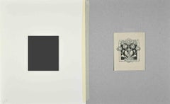 Ex Libris  - ADA - Woodcut - Mid-20th Century