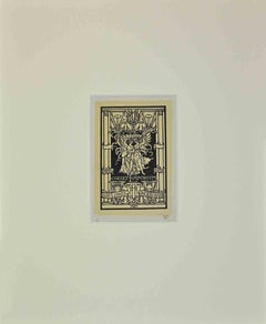Ex Libris - Angelo Balbi - Xilografia - Metà del XX secolo