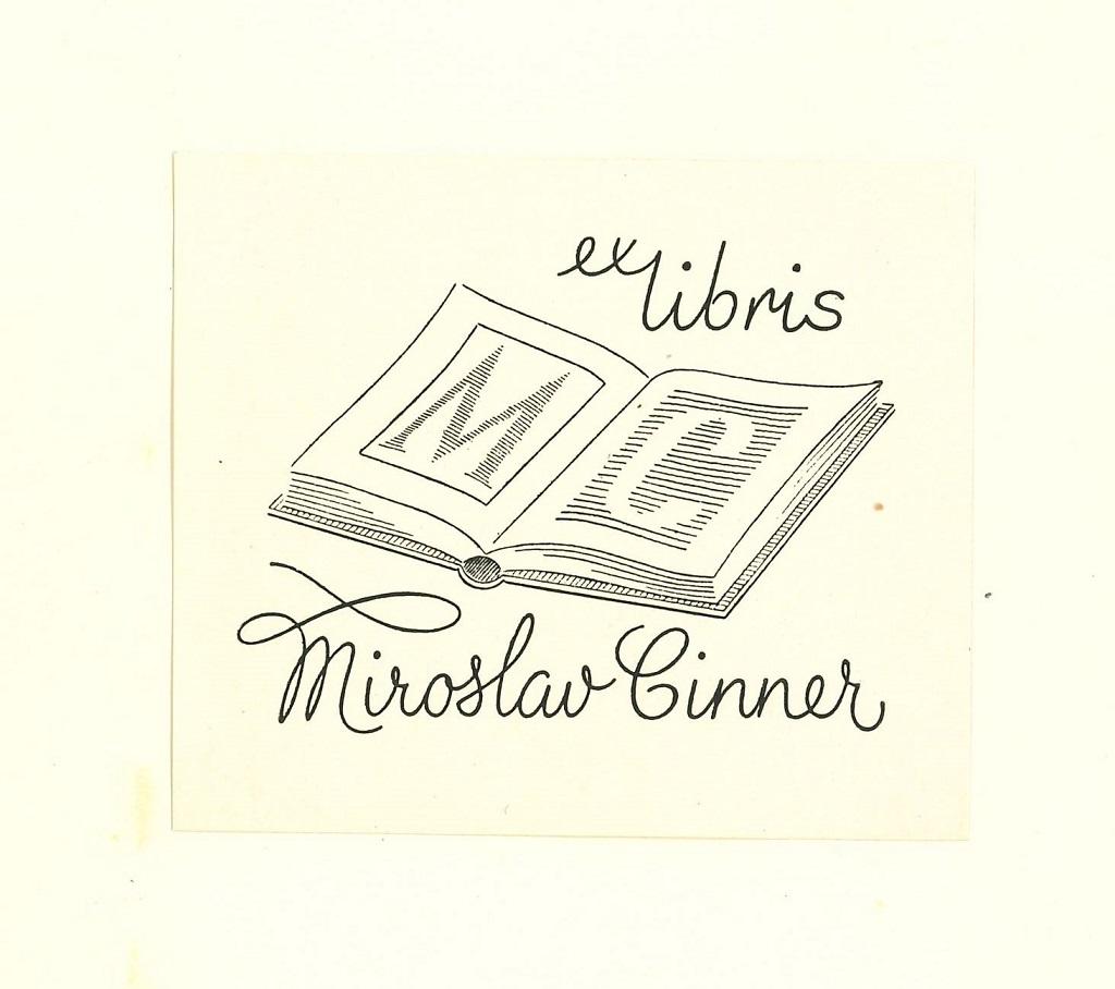 Unknown Figurative Print - Ex Libris Cinner - Lithograph  - Mid-20th Century