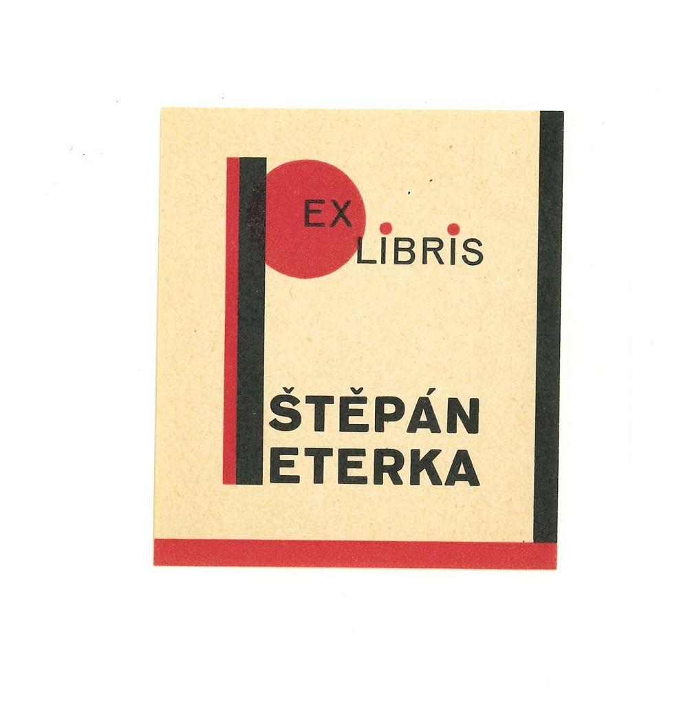 Unknown Figurative Print - Ex Libris Eterka - Lithograph Print - Late 20th Century