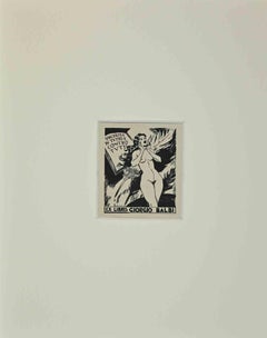 Ex Libris  - Giorgio Balbi  - Sincerità - Woodcut - Mid-20th Century