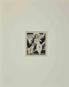 Ex Libris  - Giorgio Balbi  - Sincerità - Xilografia - Metà del XX secolo