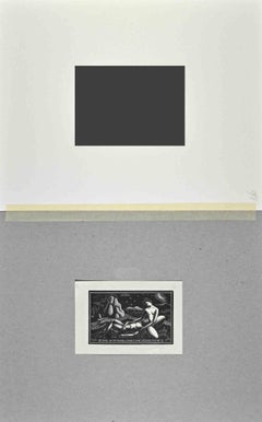 Ex Libris  - Giorgio Balbi - Woodcut - Mid-20th Century