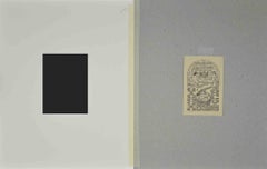 Ex Libris  - Giorgio Balbi - Xilografía - Mediados del siglo XX