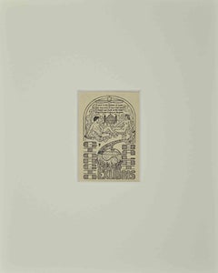 Ex Libris  - Giorgio Balbi - Xilografia - Metà del XX secolo