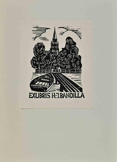  Ex Libris – H.-J. Bandilla – Holzschnitt – 1981