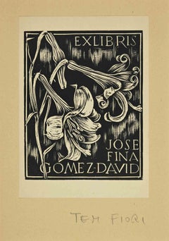 Ex Libris - Jose Fina Gomez - David - Mid 20th Century