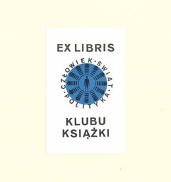Ex Libris Klubu Ksiazki - Original Woodcut - Mid-20th Century