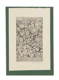 Ex Libris Luise Trautmann - Etching - Early 20th Century