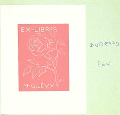 Ex Libris - M-G.Lévy - Mid 20th Century