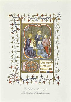 Ex Libris - Manuscriptis - Woodcut - Mid 20th Century