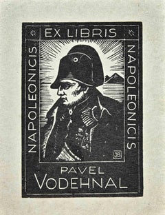 Ex Libris - Napoleonicis - xilografia - Metà del XX secolo