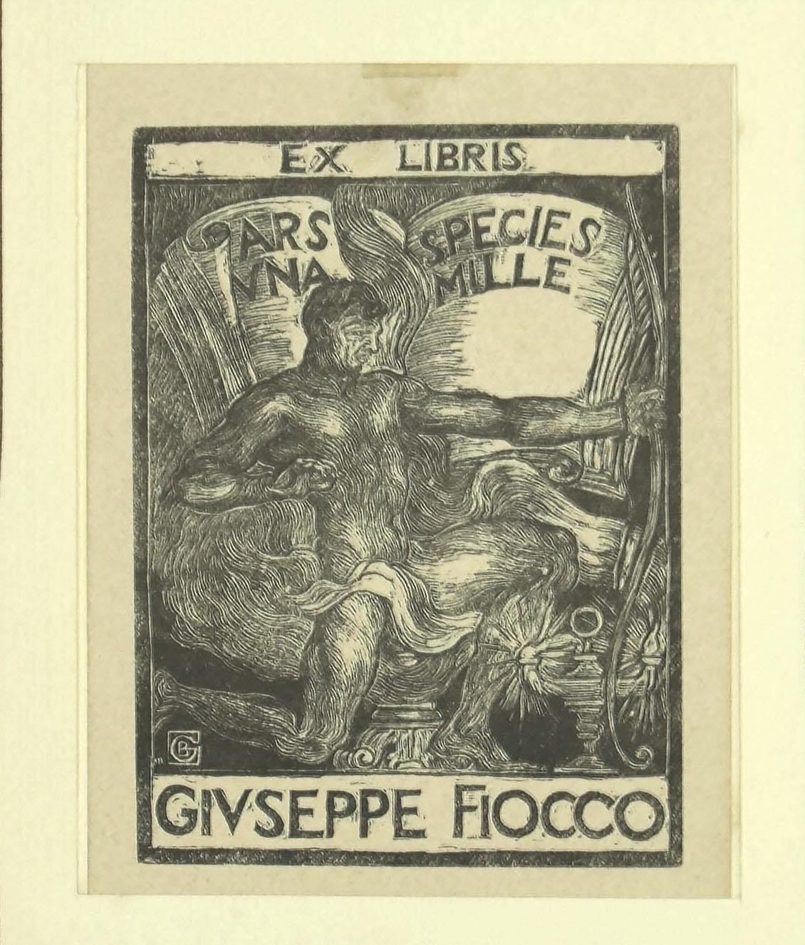 Ex Libris - Original Woodcut - 1930s