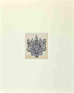 Ex Libris  - Religione - Woodcut - Mid-20th Century