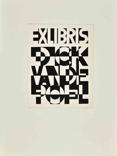 Ex Libris - Woodcut - Mid 20th Century