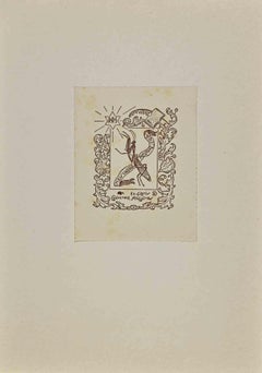 Ex Libris - Xilografía - Mediados del siglo XX