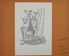 Ex-Libris - woodcut - Mid 20th Century