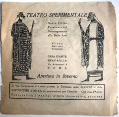 Experimentale Theaterwerbung – Offsetdruck – 1920