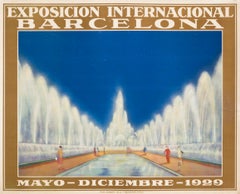 "Exposicion Internacional Barcelona" International Exposition Original Poster