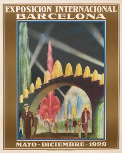 "Exposicion Internacional Barcelona" International Exposition Poster 1929