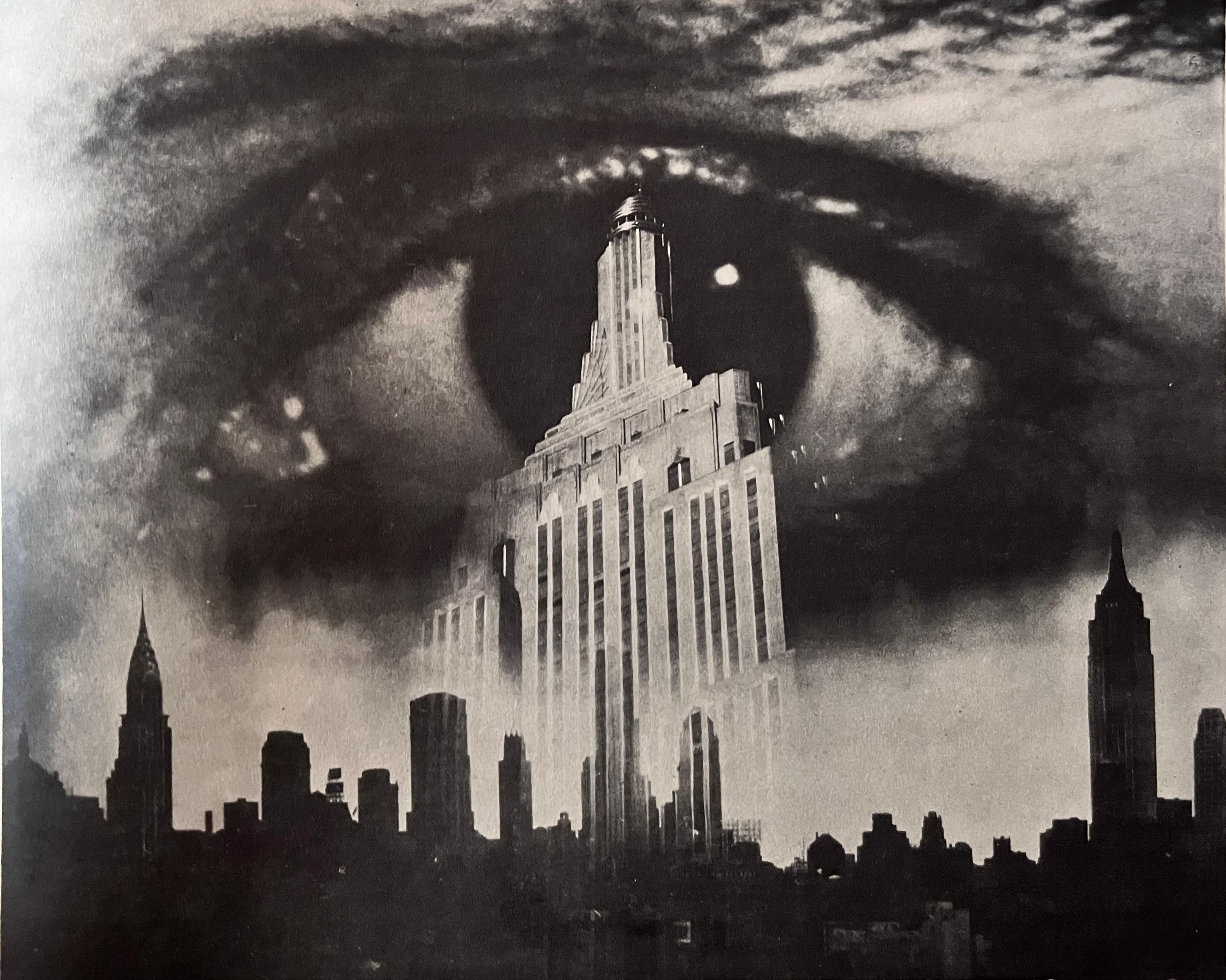 Unknown Abstract Print - Eye On Empire