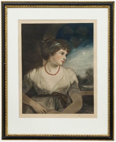 F. Miller after J. Hoppner - 1905 Mezzotint, Jane Harley, Countess of Oxford