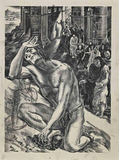 Faithful in Chains - Ink Drawing - Mid-20th Century