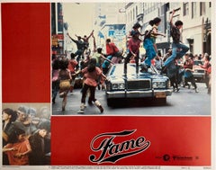 Fama - Original Vintage 1980 Película Cine Lobby Card