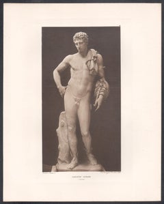 Farnese Hermes, British Museum Roman antiquity Klassische Skulptur Fotogravur