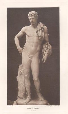 Farnese Hermes, British Museum Roman antiquity Classical sculpture photogravure