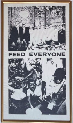 Feed Everyone (pour les Black Panthers lors du Harvard Square Be-in des années 1960) la nourriture dans l'art