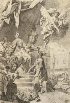 Felicita Sartori after Giambattista Piazzetta - Engraving, The Triumph of Venice