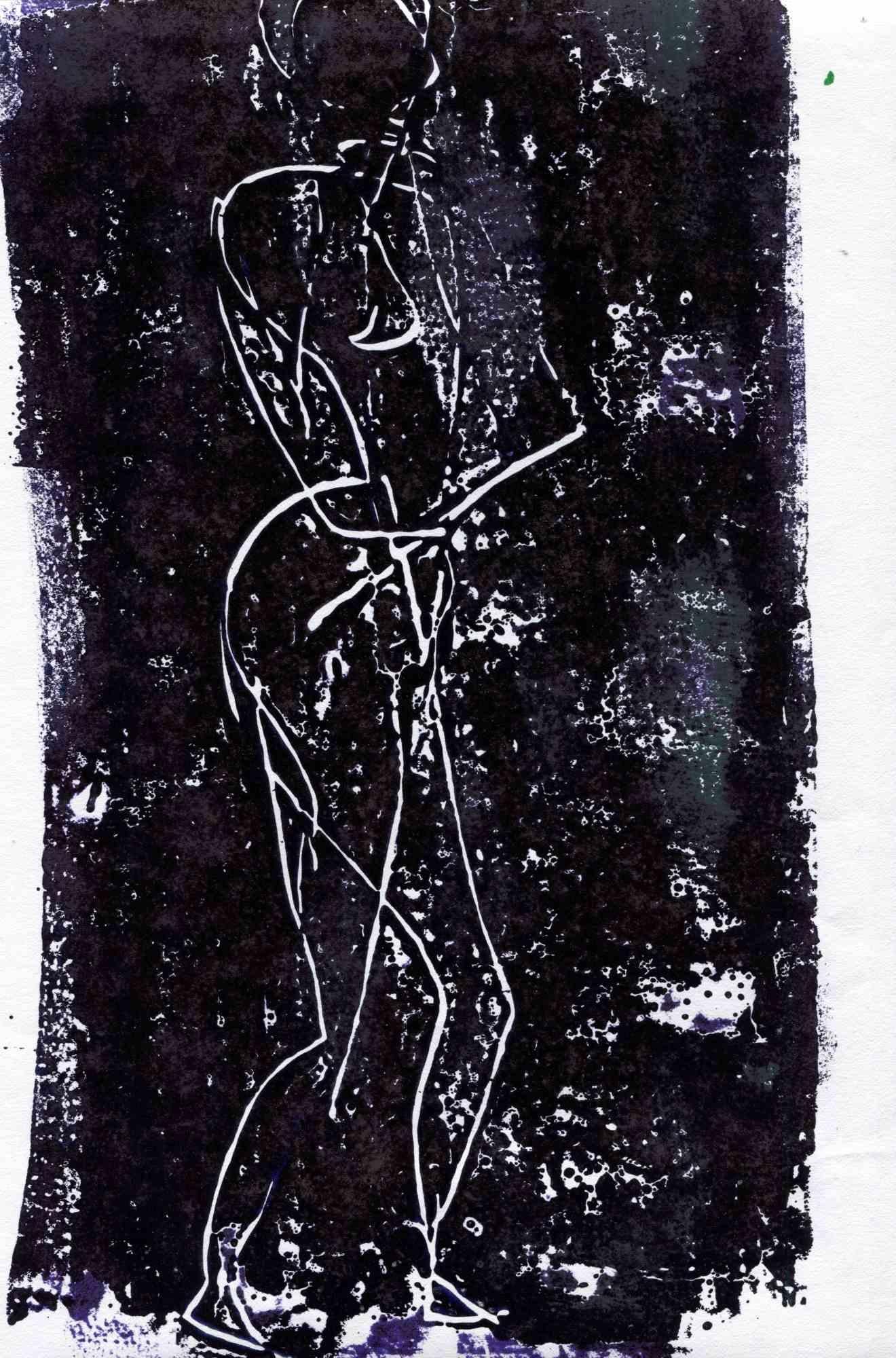 Figure - Lithographie d'origine - Milieu du XXe siècle