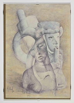 Figures  - Lithograph - 1996